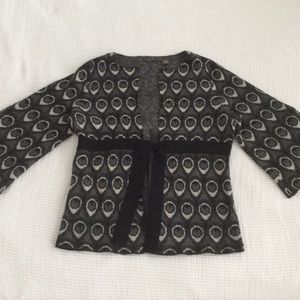 Modern wool cardigan